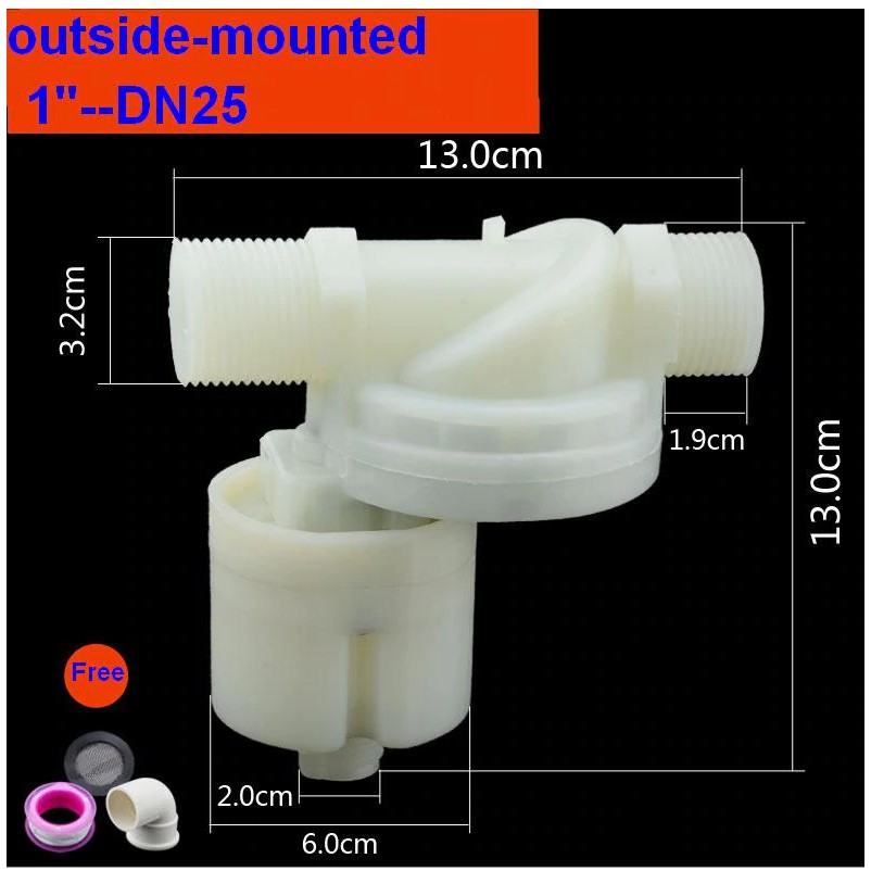 Free Shipping 1 Dn25 Outside Mounted Automatic Float Valve Water Level Control Valve For Water Shopee Indonesia