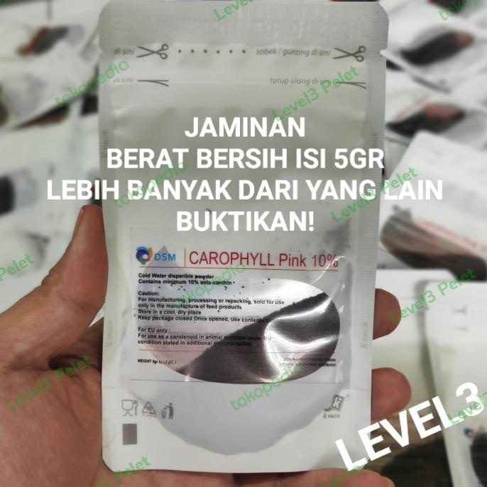 Carophyll Pink Dsm France Astaxanthin 10% Jaminan Original 100% 5Gr