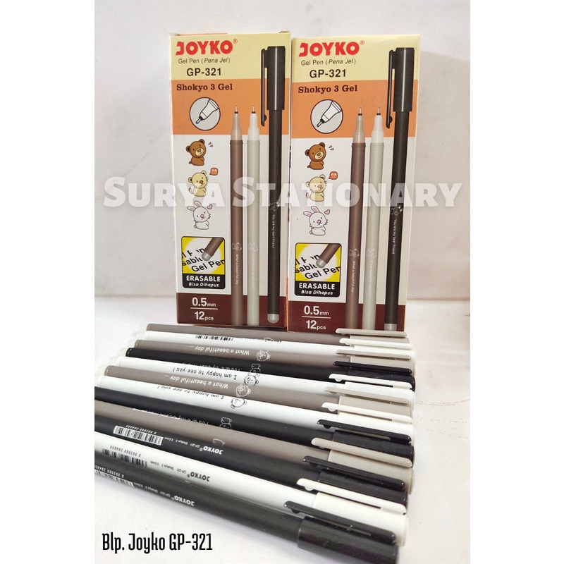 

(PAK) Pulpen Joyko GP-321 / Erasable Gel Pen Joyko GP-321 / Bolpoin bisa dihapus