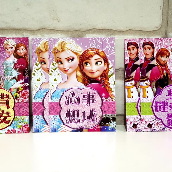 Angpao Imlek Frozen Angpau Princess Murah Kado Anak Murah Ampao Sincia Harga Grosir Termurah