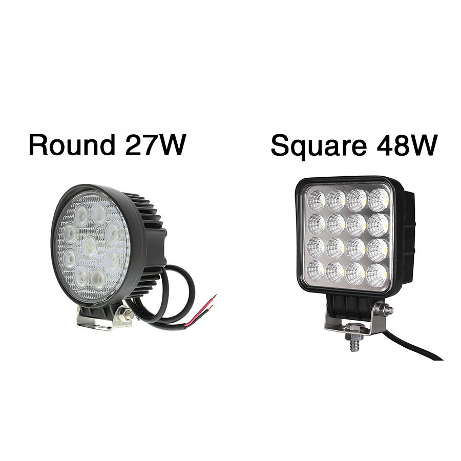 Mesin Lampu LED 48W 12V / 24V untuk Mobil / Truk