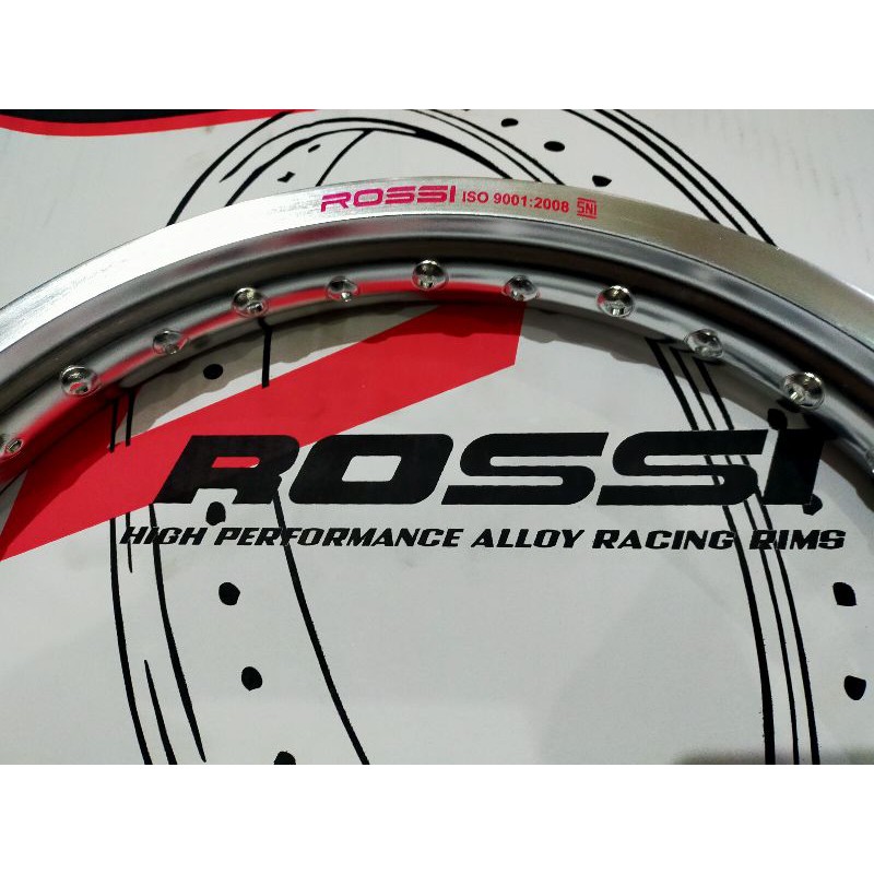 ROSSI VELG WM KOTAK 185 RING 18 HITAM DOFF HOLE36