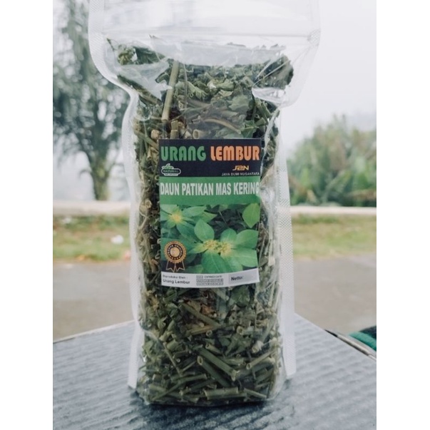 

Teh Pelangsing Badan Daun Kate / Patikan Mas Kering 150 gram