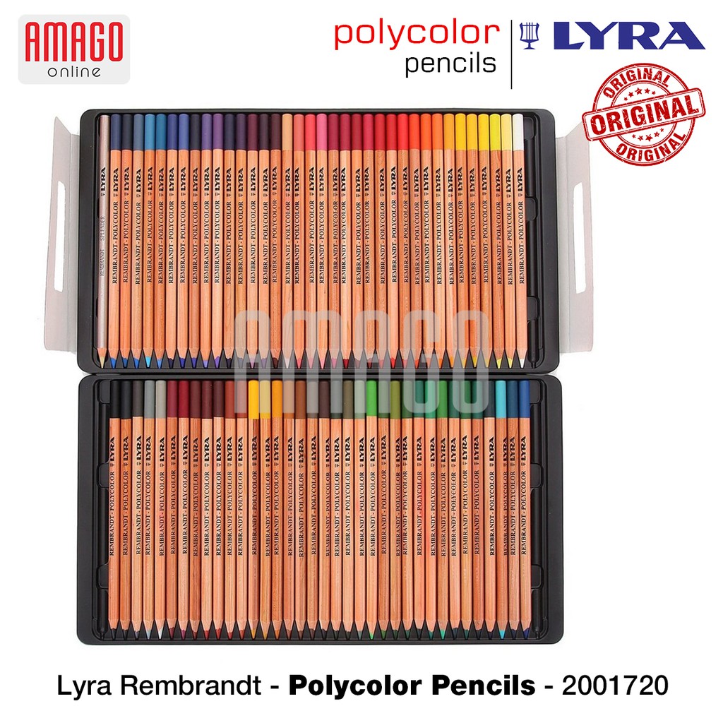 LYRA - REMBRANDT POLYCOLOR PENCILS - 72 PCS - ASSORTED COLORS - 2001720