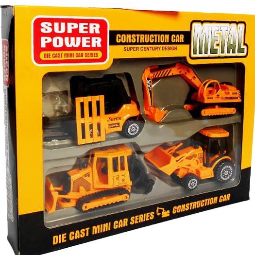 [COD] MAINAN ANAK COWOK MOBIL DIECAST CONTRUCTION EXCAVATOR BULLDOZER BEKO GRADER METAL KOLEKSI KADO