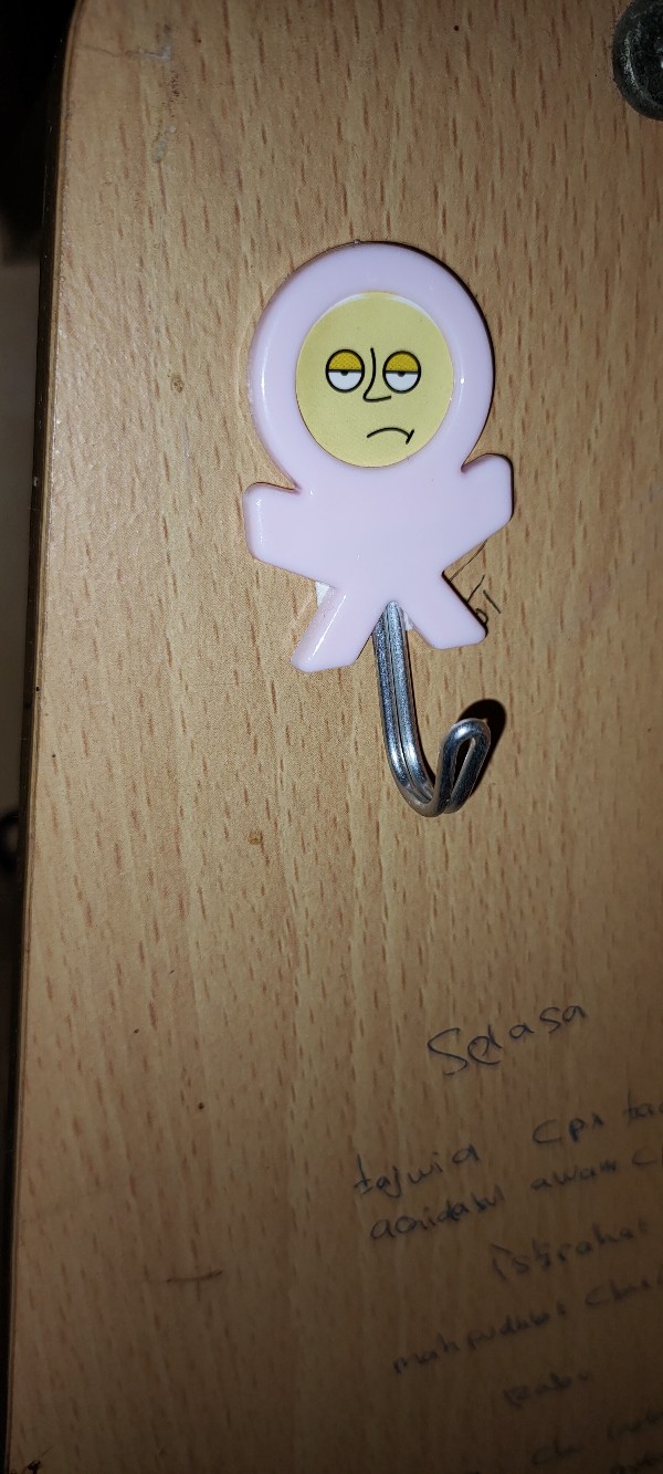 Jhwc07 Gantungan Kait Tempel Family Self Adhesive Hook 1 Set Isi 3 Pcs Cantelan Serbaguna Murah