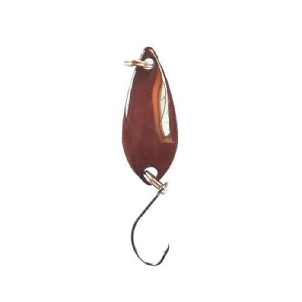 Lanfy Sendok Logam Umpan 5Pcs /Set Musim Dingin Es Alat Pancing 3cm 3g Outdoor Memancing Ikan Kait Tunggal