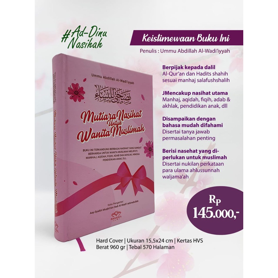 Buku Mutiara nasihat Untuk Wanita Muslimah