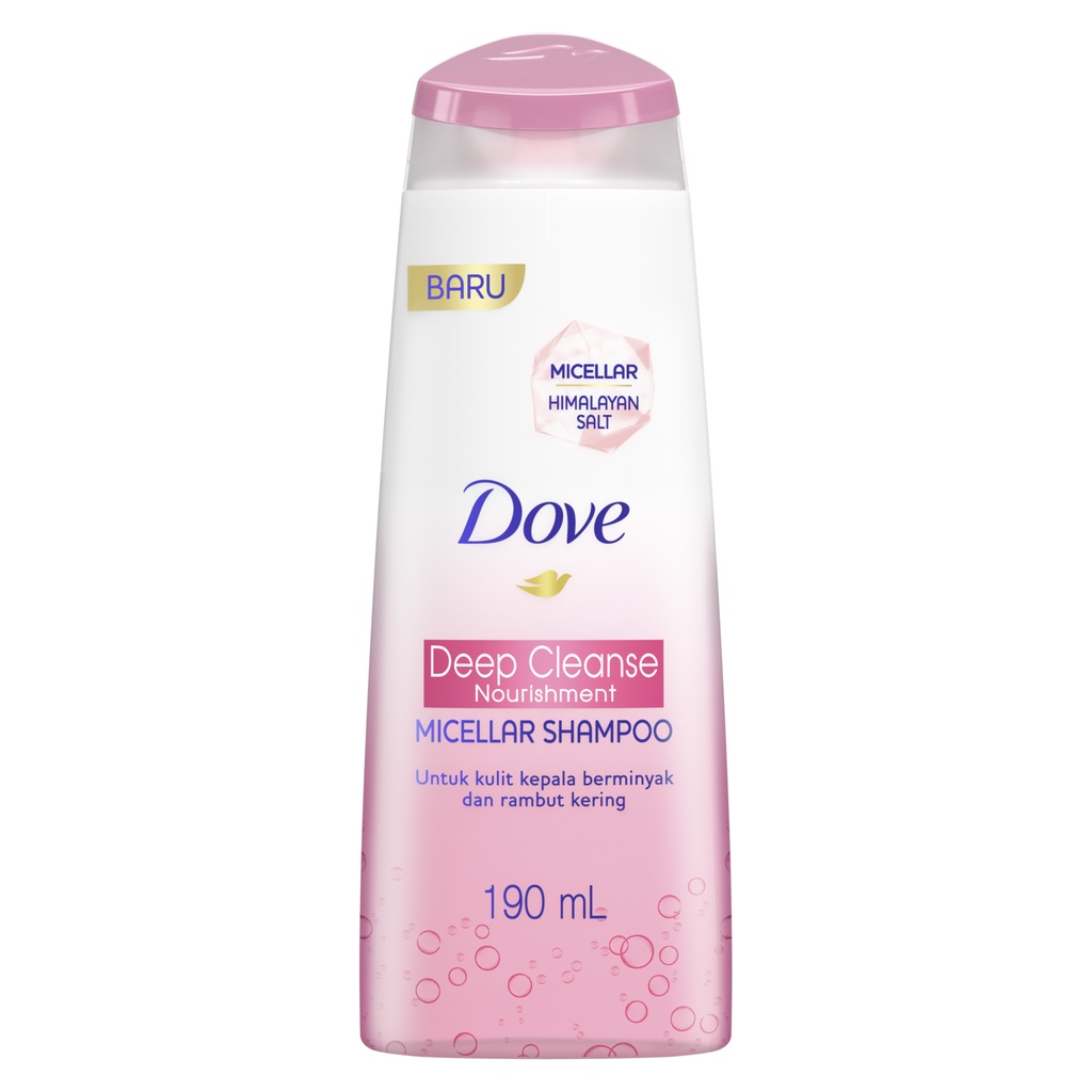 Dove Deep Cleanse Nourishment Micellar Shampoo 190ml