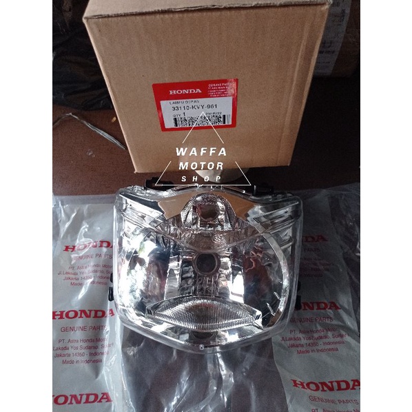Reflektor lampu depan beat karbu old original 2008-2012