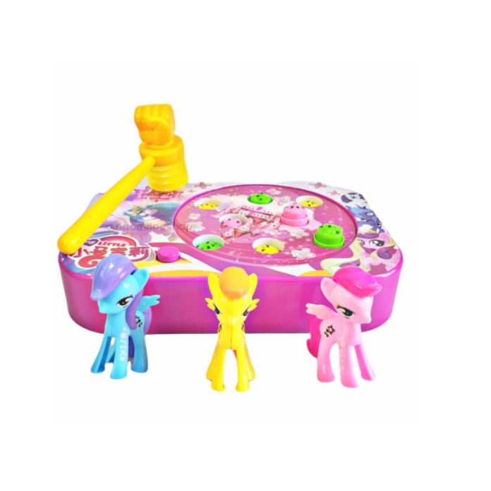 Mainan Anak Perempuan Mainan Time zone Mainan Palu Anak Whack a Mole  Mainan Kuda Poni  Memukul yang