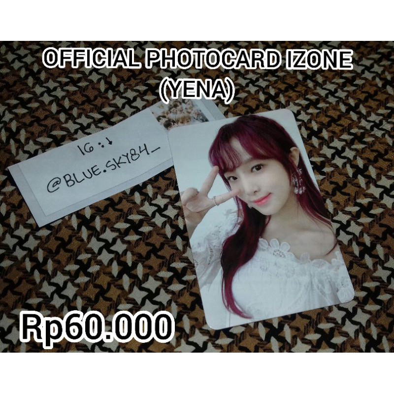 Official photocard yena izone