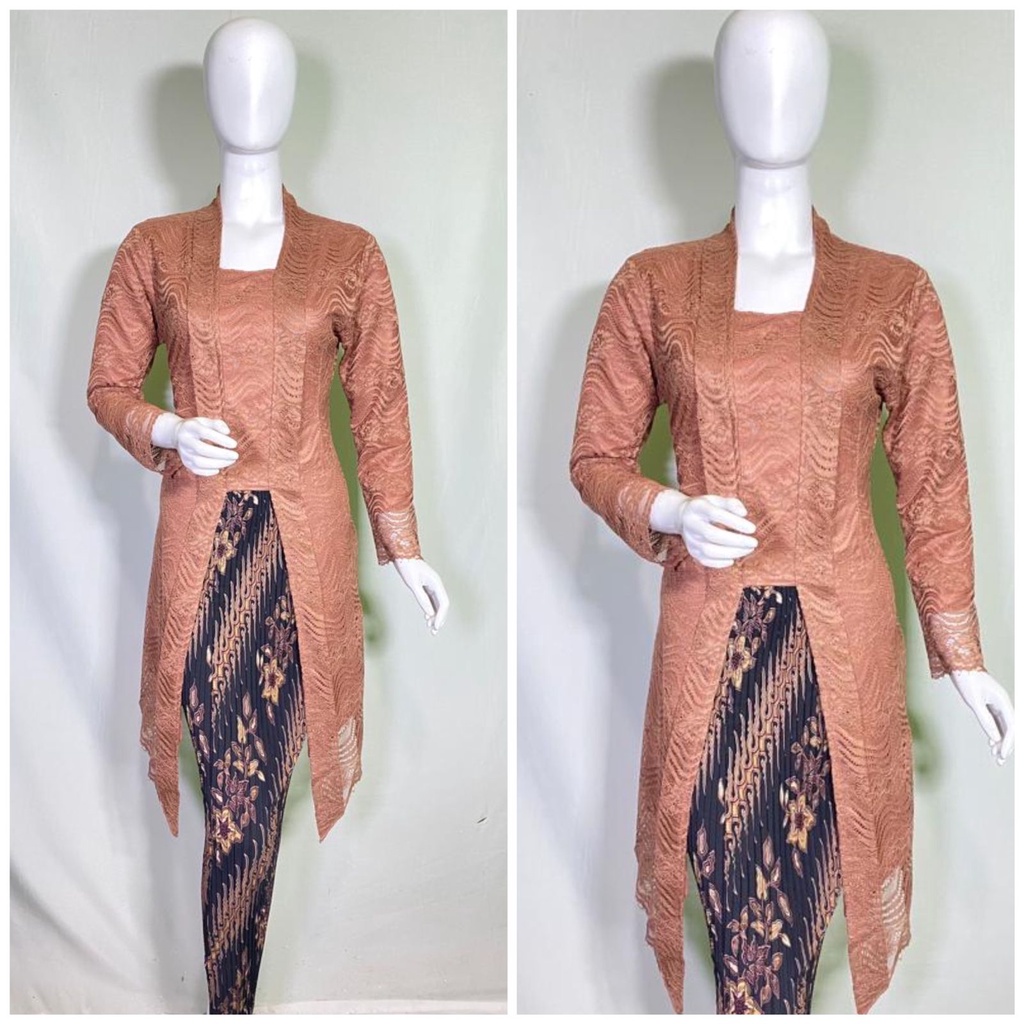 PROMO SET KEBAYA KUTUBARU TUNIK / KEBAYA KUTUBARU TUNIK BROKAT / SET KUTUBARU