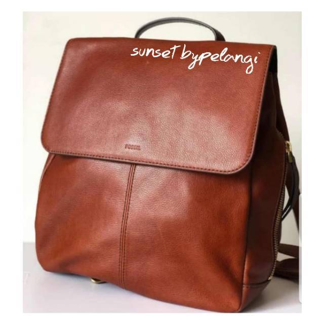 Tas fossil original - Claire backpack brandy brown