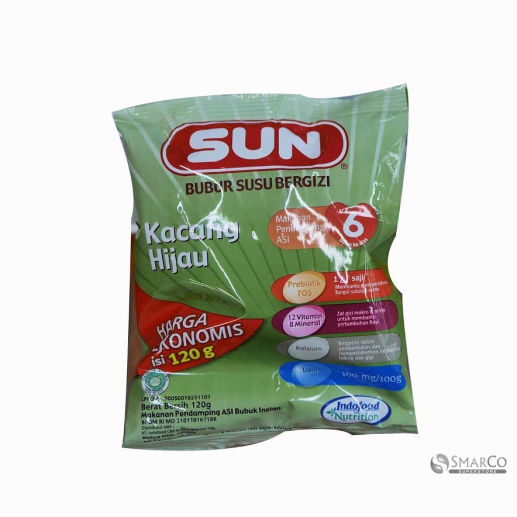 Sun 120G Kacang Hijau Ekonomis