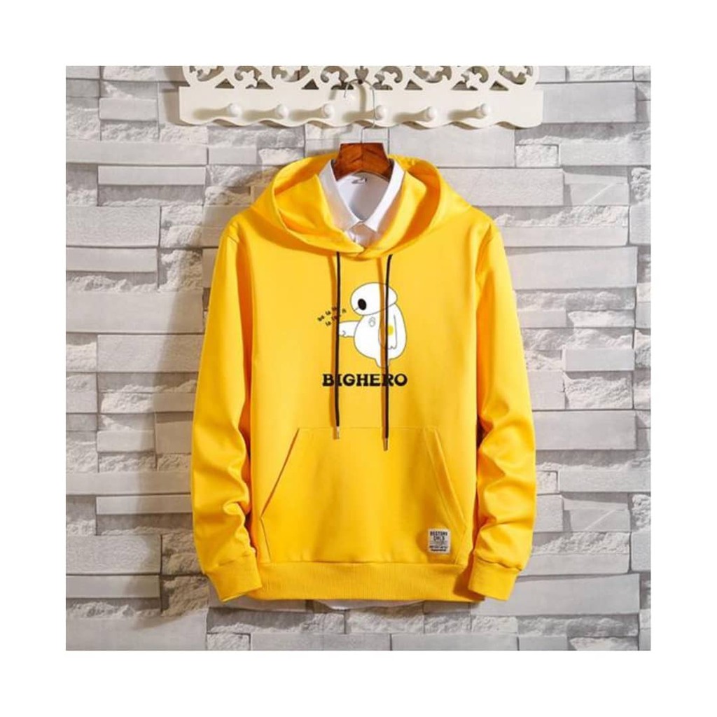 BIG HERO HOODIE UNISEX - ATASAN LEMBUT TEBAL PREMIUM