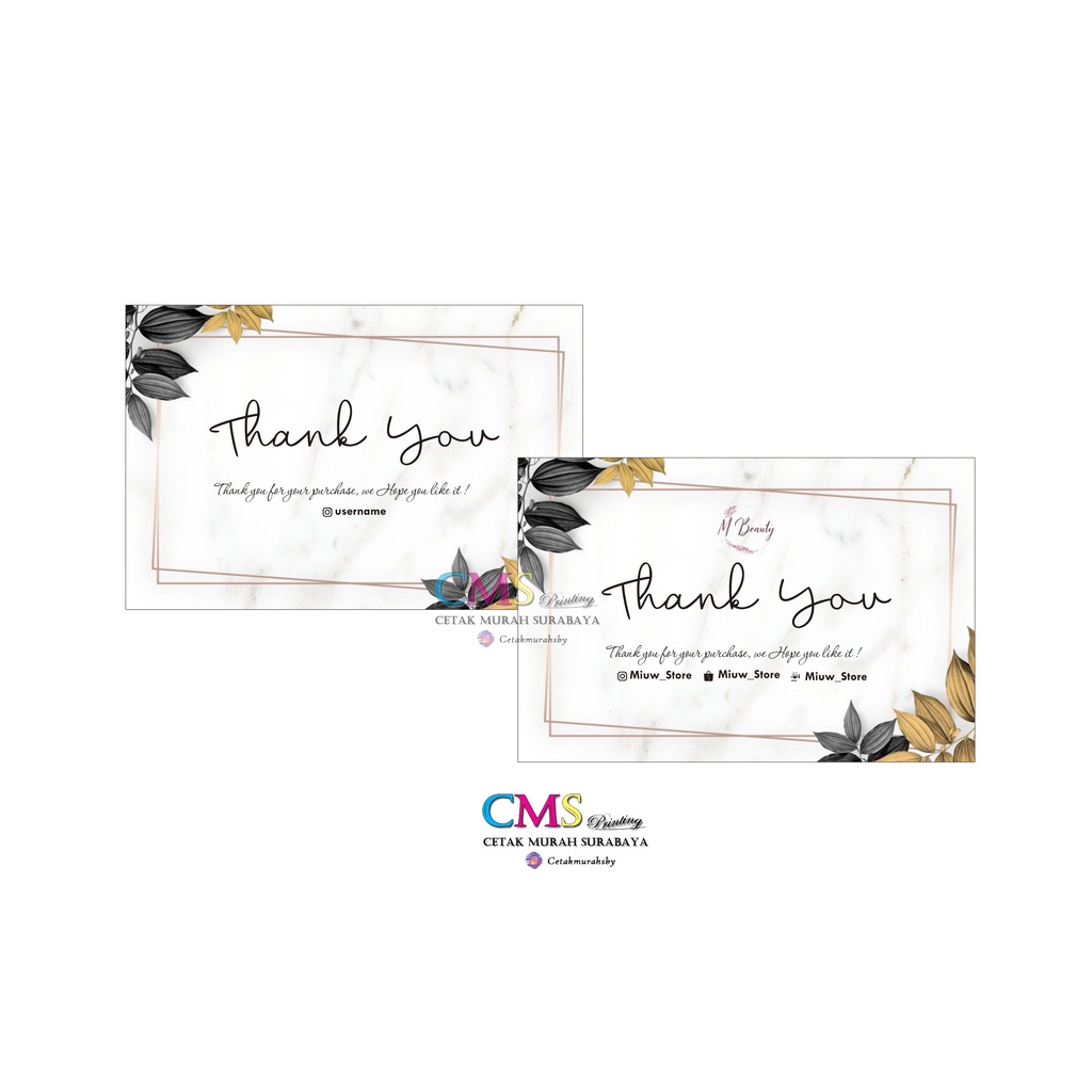 

THANK YOU CARD // FREE TEMPLATE