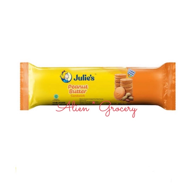 Julies Peanut Butter Sandwich Roll 90gr