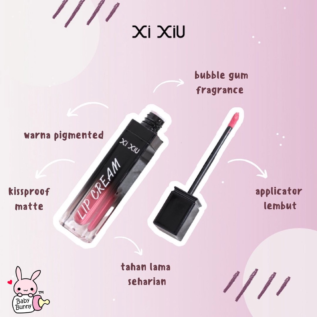 ❤ BELIA ❤ Xi Xiu Divine Lip Cream Light Pigmented Matte | Lipcream BPOM XIXIU Mate