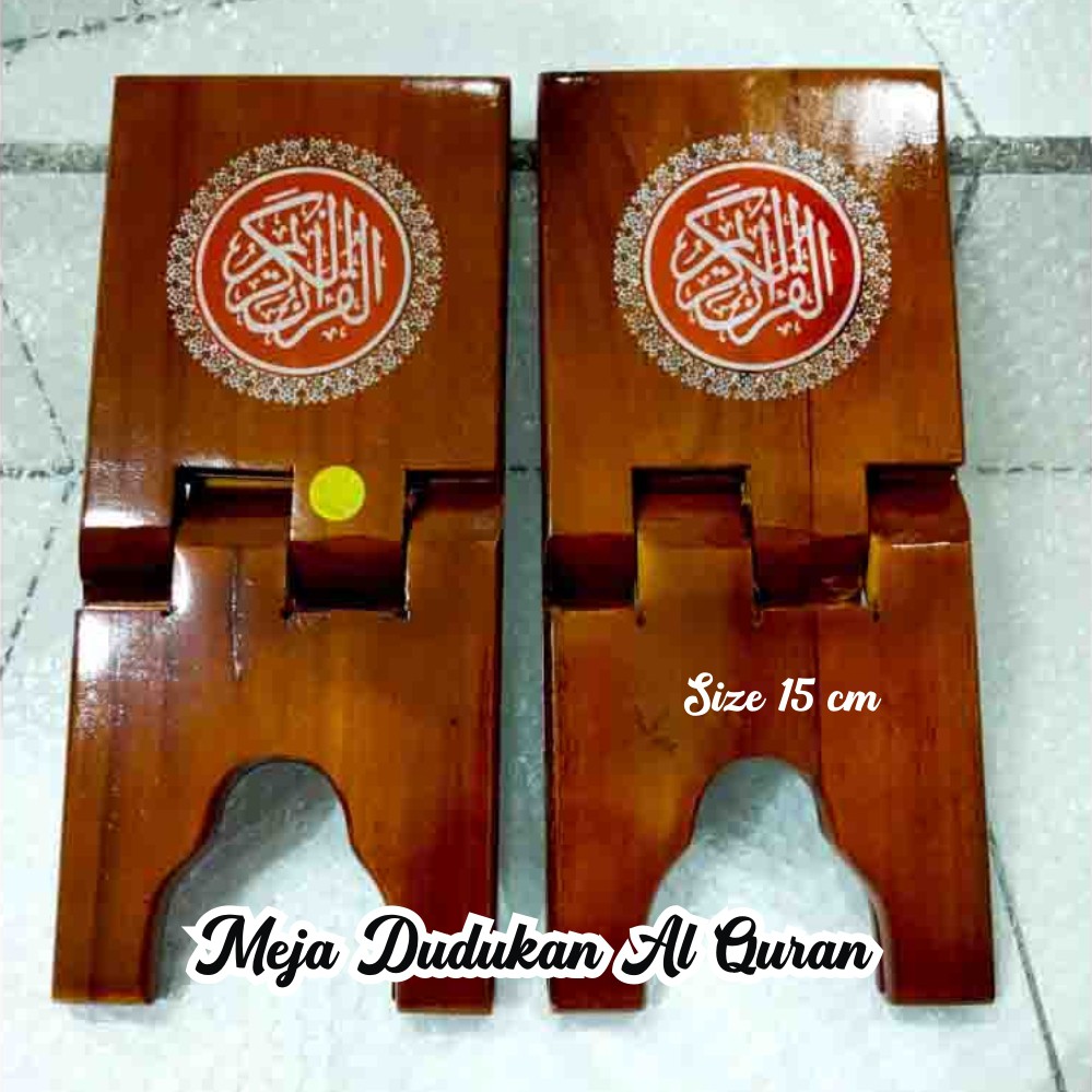 Rekal,Meja,tatakan,Dudukan Alquran Termurah (Sablon) Size 15