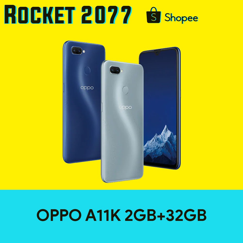 Oppo A11k 2GB + 32GB garansi Resmi 1 Tahun