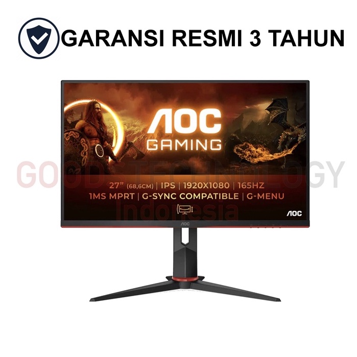 Monitor LED AOC 27G2SPU 27" IPS 165Hz 1Ms Speaker FHD