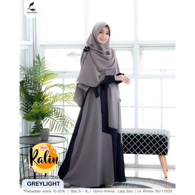 gamis ralin premium by gerai saffa