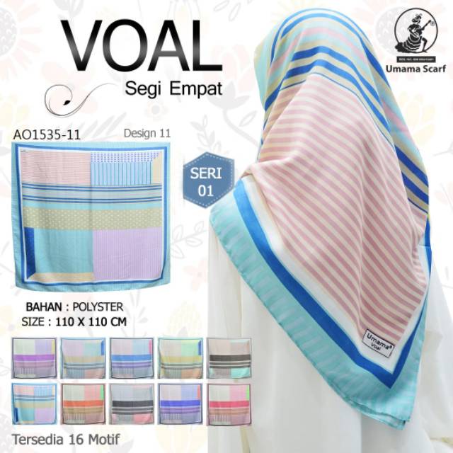 GROSIR Segiempat Voal Umama