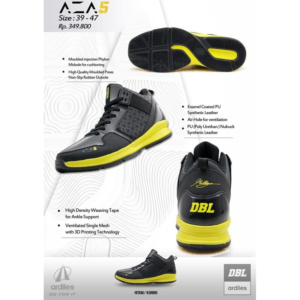 PROMO Sepatu Basket DBL Ardiles AZA5 / AZA 5 Limited Edition