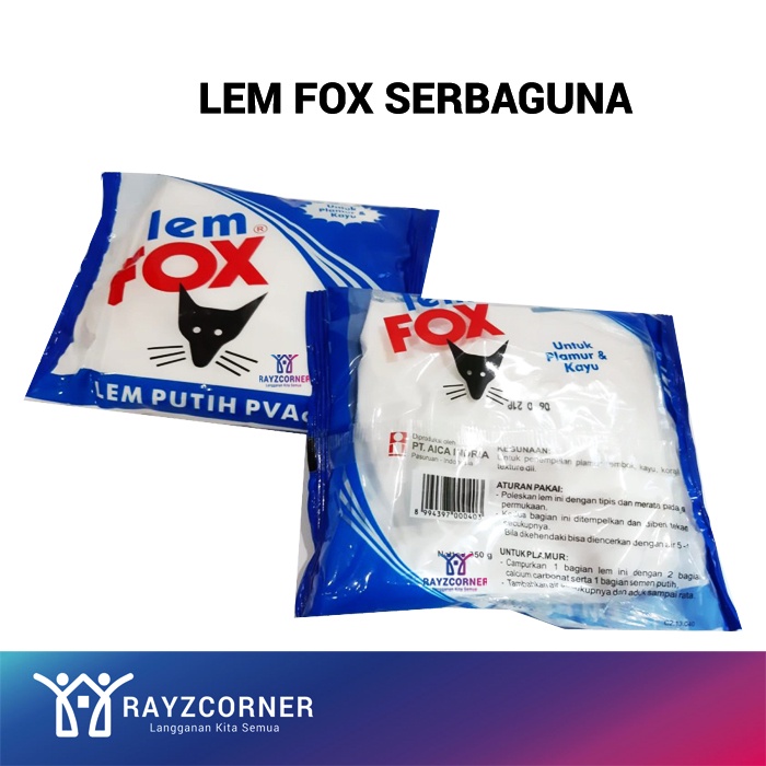 

Lem Fox Putih Murah / Lem Putih Fox Sachet / Lem Serbaguna