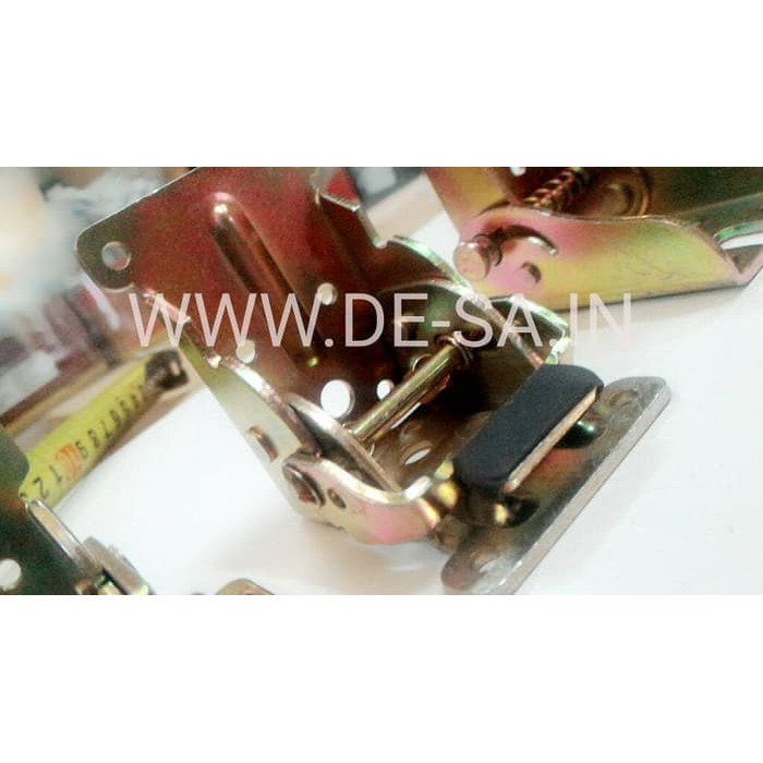 ML- 612 BRAKET KAKI MEJA LIPAT 612 ENGSEL SIKU SUDUT PENGUNCI PENCET MEJA SOFA RANJANG BED - Lot Locking Hinges Table Leg Fold Bracket Hinge