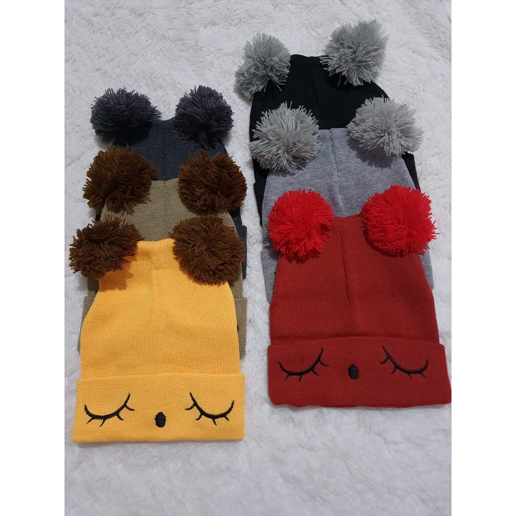 topi POMPOM SLEEP EYES