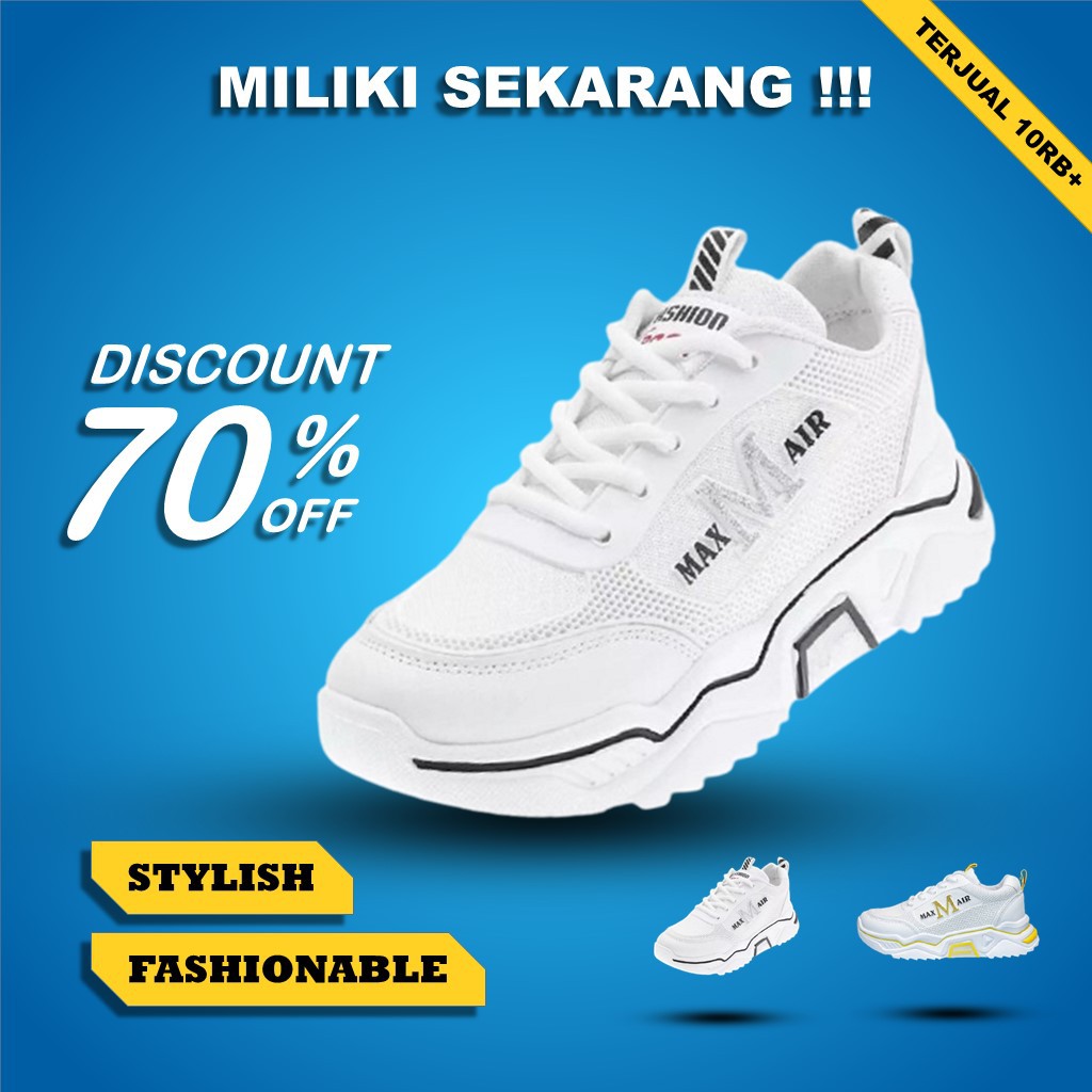RD Collection - Sepatu Sneakers Wanita S-858