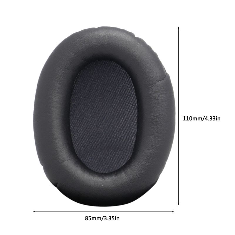 1 Pasang Bantalan Earpads Bahan Kulit Imitasi Untuk Headphone King-ston HyperX Cloud I II KHX-HSCP-GM