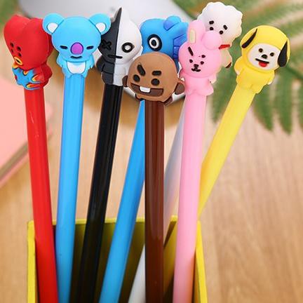 

PROMO 11.11 KODE-655 COD 1 LUSIN PULPEN GEL MOTIF KARAKTER KPOP BTS BT21 CARTOON LUCU IMUT / BOLPEN