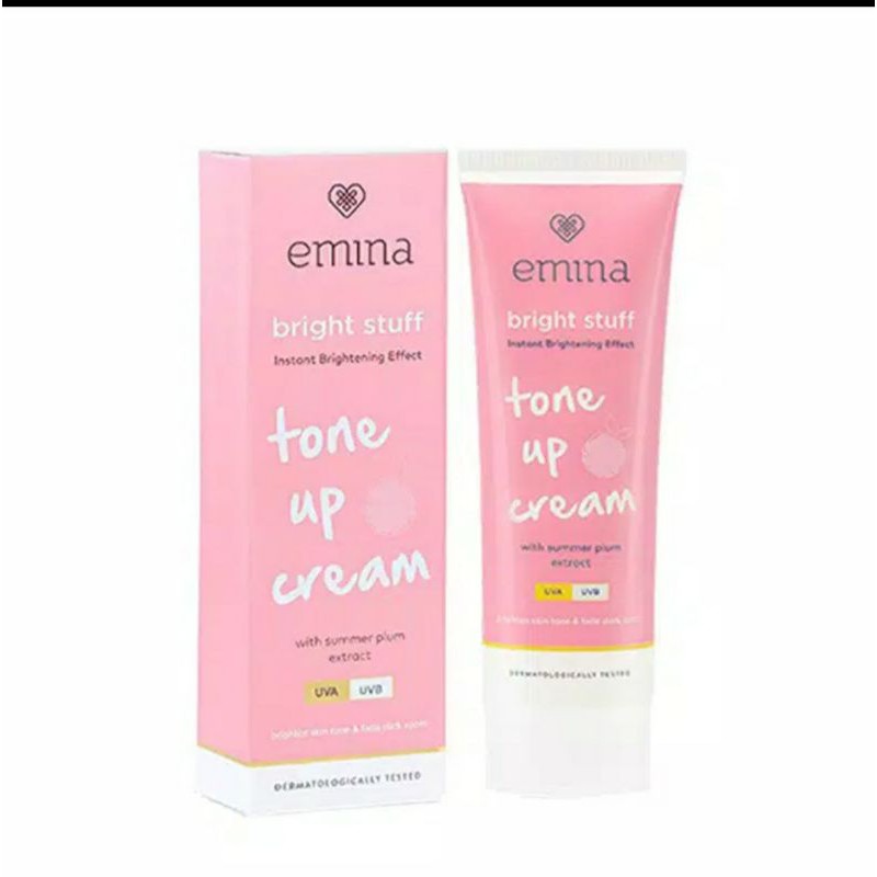 EMINA BRIGHT STUFF TONE UP CREAM 20ML | EMINA PELEMBAB WAJAH