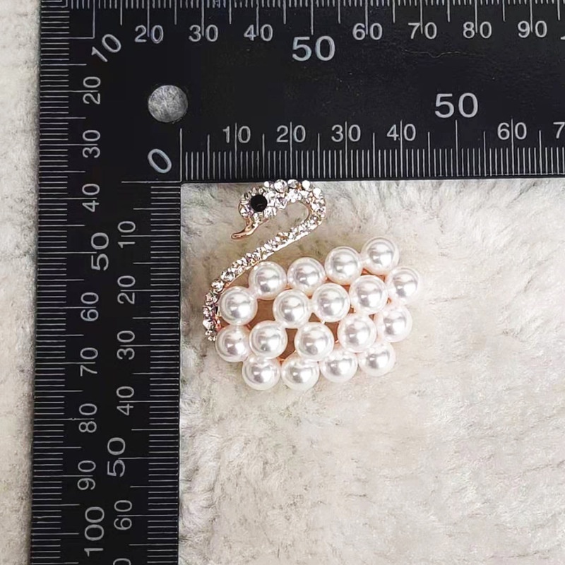 Candy Jewelry Fashion Korean Butterfly Brooches Gold Color Pearl Brooch Pins Rhinestone Breastpin for Women bros hijab-#22