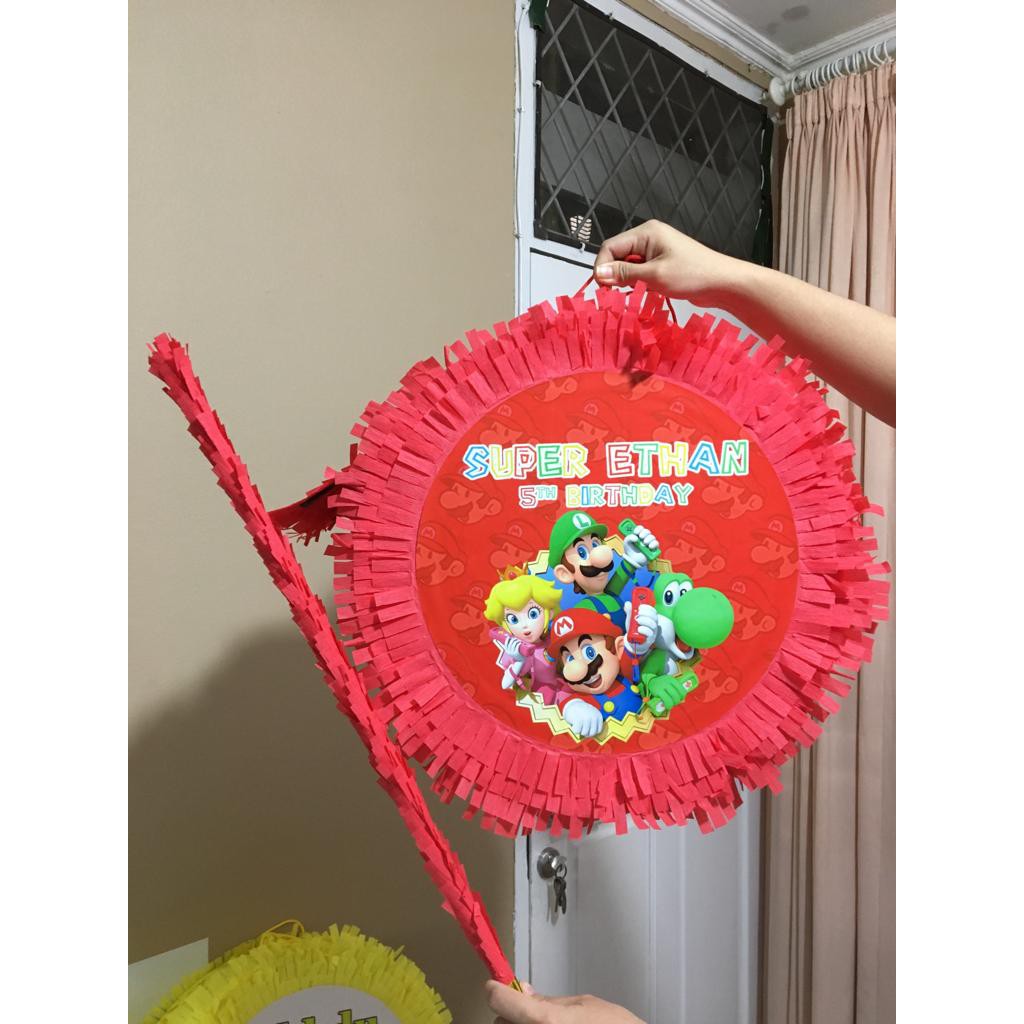 

tyvf Pinata Bulat pukul tarik custom gambar