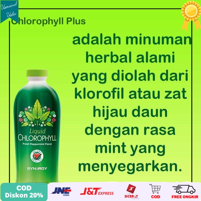 

◾COD◾ Obat Sakit Pinggang Sebelah Kanan Bagian Belakang (NoniPlus Klorofil)