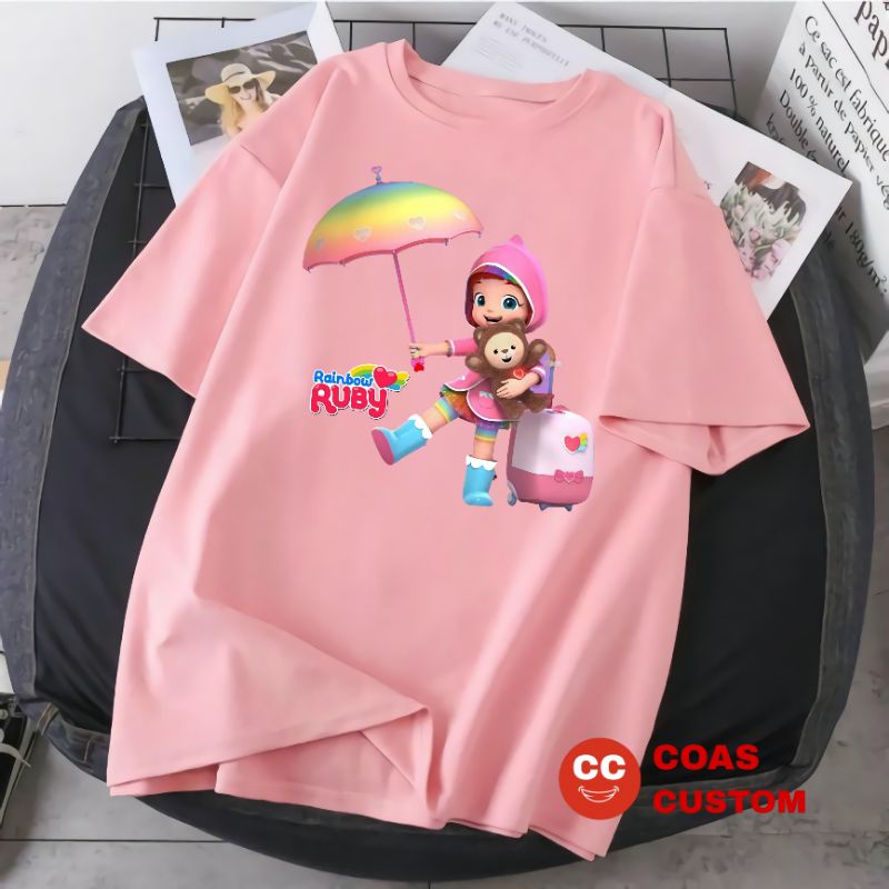 BAJU KAOS ANAK RAINBOW RUBY