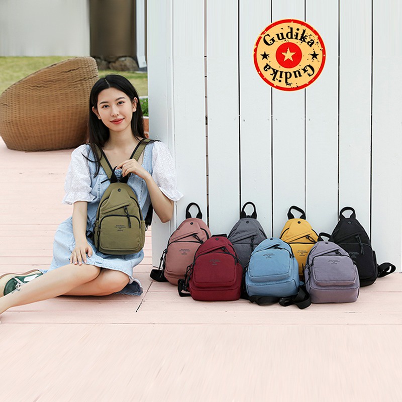 GUDIKA Amanda Andin - tas ransel fashionable bisa muat tablet 7 inc original import 66113 - ransel - backpack - rangsel - punggung - leptop - laptop - sekolah - kuliah - kerja - pria - wanita - tas gudika - gudika bag - anti air - kekinian - tas