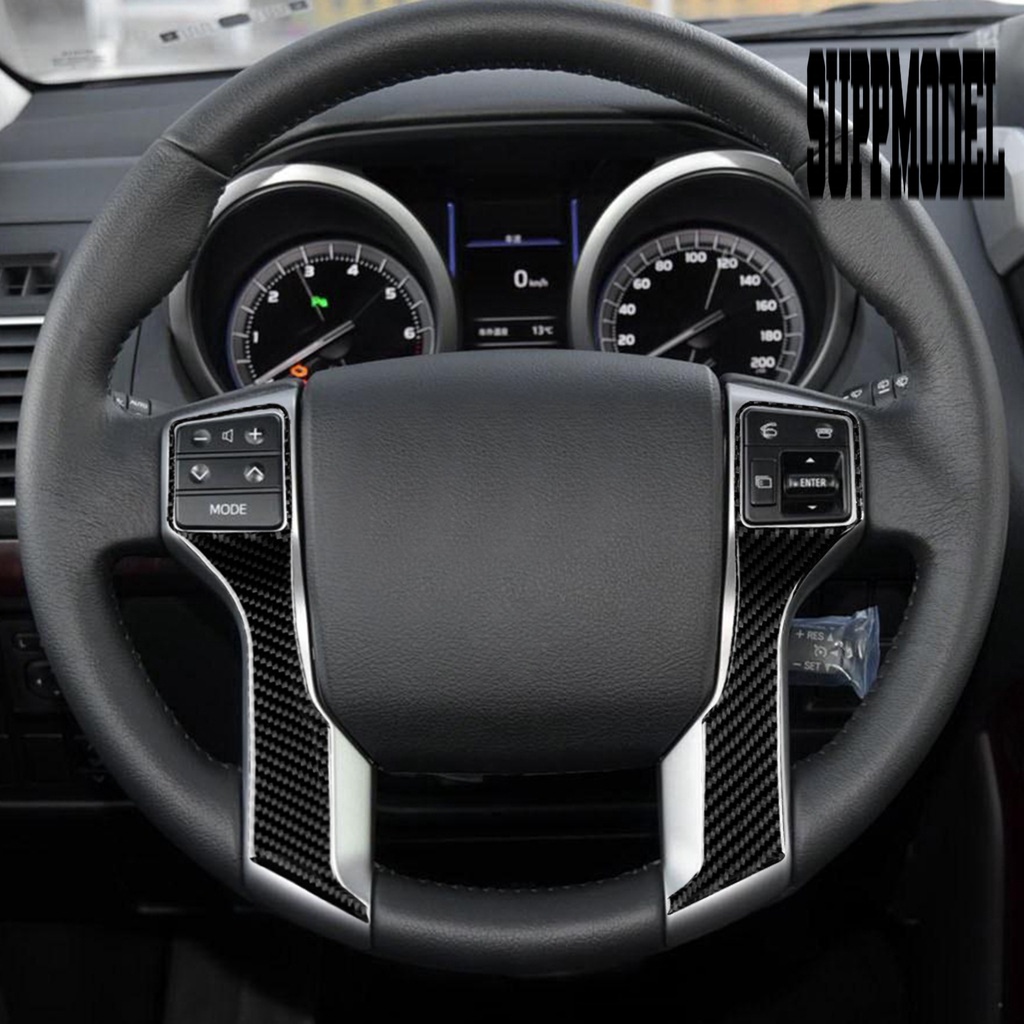 2pcs Stiker Trim Stir Mobil Untuk Toyota Land Cruiser Prado 2010-2018