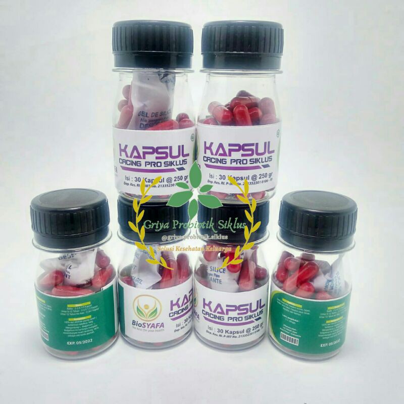 KAPSUL CACING PROBIOTIK BIOSYAFA