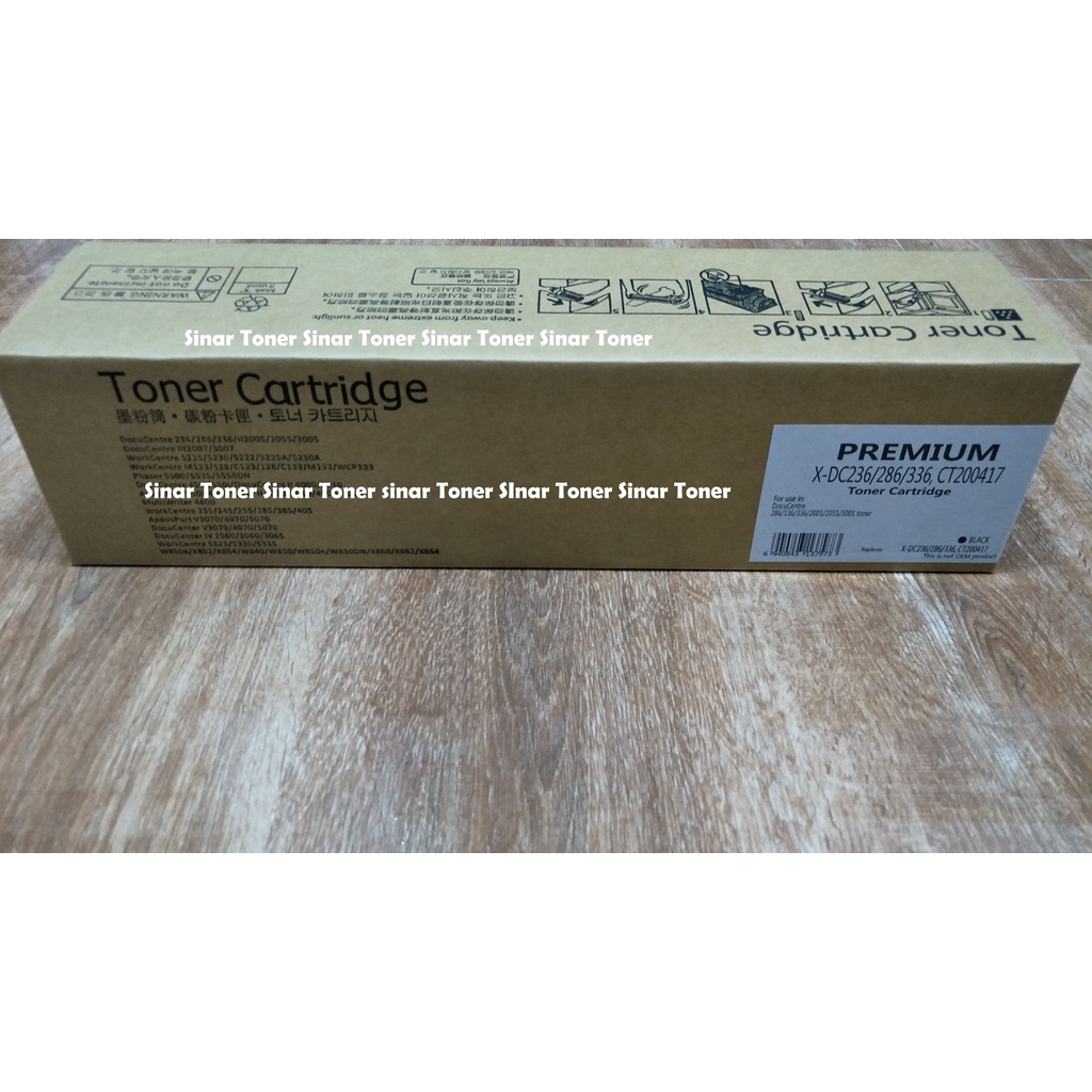 Compatible Cartridge Toner Fuji xer DC 236 286 336 2005 2055 3005 2007 3007