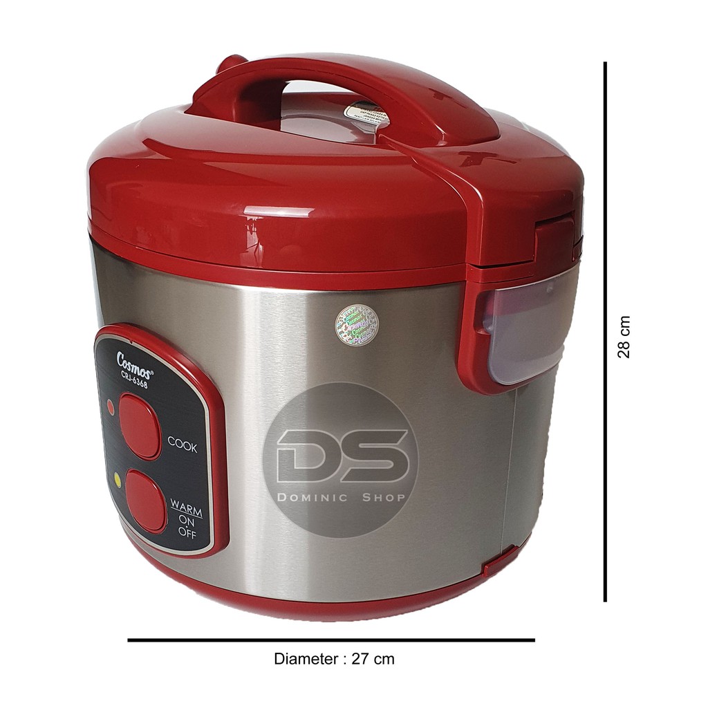 Rice Cooker Magic Com Cosmos CRJ-6368 Harmond / Cosmos CRJ6368 / Magic Jar / Penanak Nasi