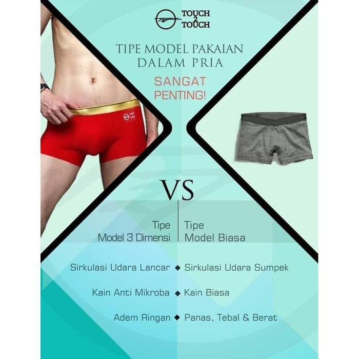 Celana Dalam Pria - Anti Mikroba - Man Underwear - Boxer Pria Adem - High Quality