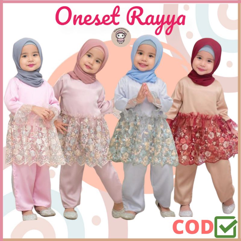 Afsheenastore One Set Rayya Cetta / Setelan Anak Dan Couple