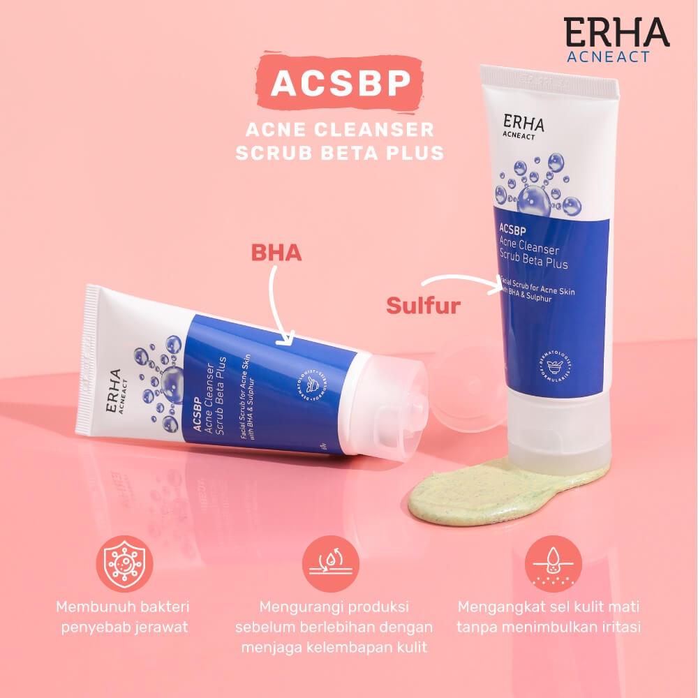 CS- ERHA Acne Cleanser Scrub Beta Plus (ACSBP) 60ml