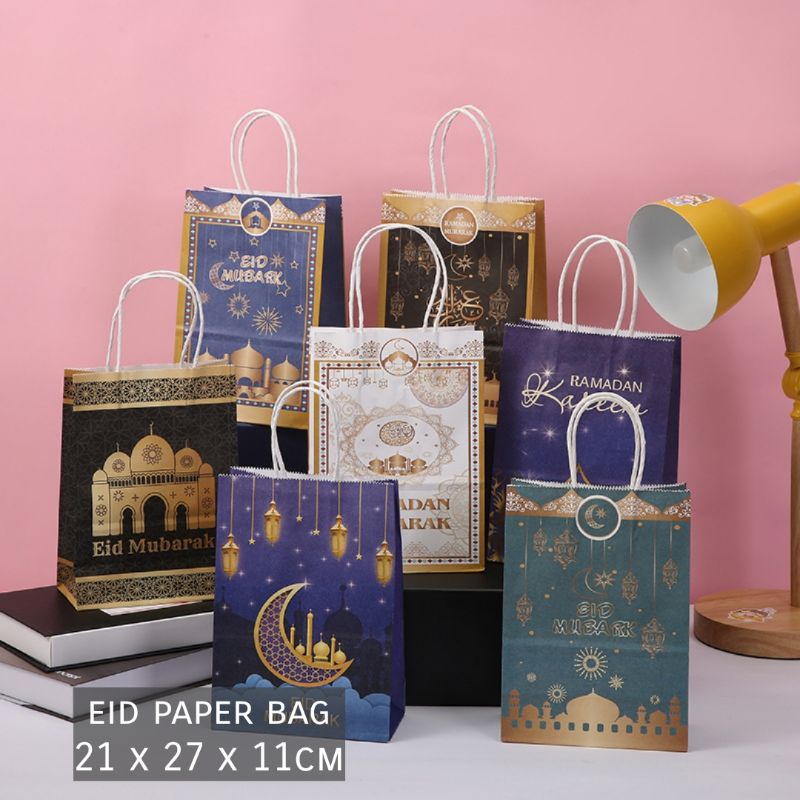 

DY Paper Bag Gift Bag Eid Mubarak Tas Hadiah Lebaran