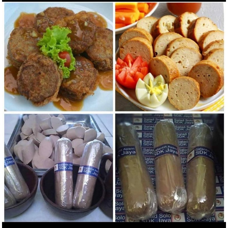 

galantine segar dari ayam pilihan